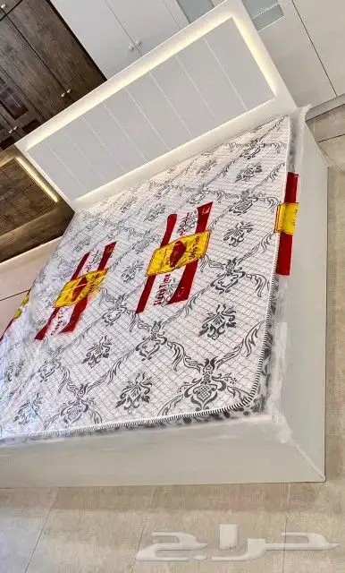 غرفة نوم نفرين كامل جديد جاهز كميه محدوده دولاب ثمانيه درفه 3