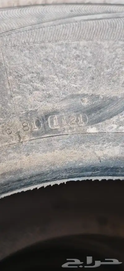 كفرات مستخدمة مقاس 315 70 R17 جنط 17 تاريخ 2021 1