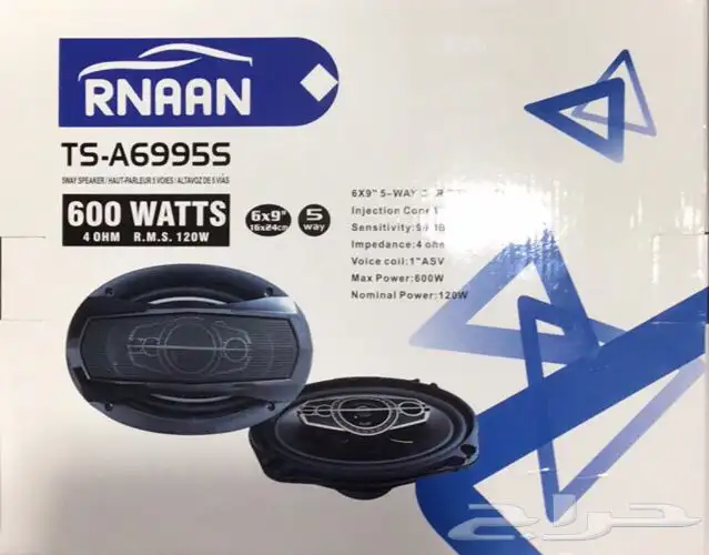 سماعات 600 واط لسيارات وحساس صدام 0