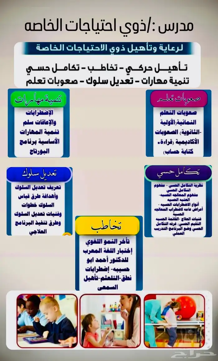 معلم تاسيس وذوي الاحتياجات الخاصة 2