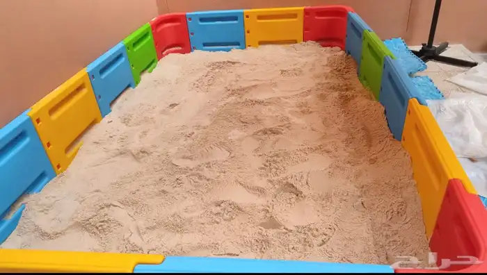 رمل آمن للاطفال.. حوض رمل 1