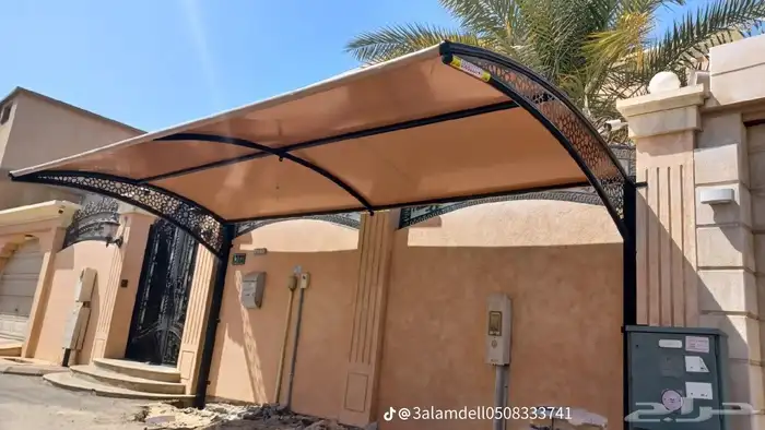 مظلات سيارات برجولات لكسان جلسات بيوت شعر 0