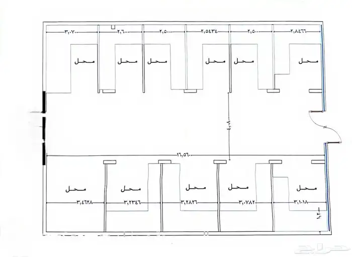 محلات للإيجار 1