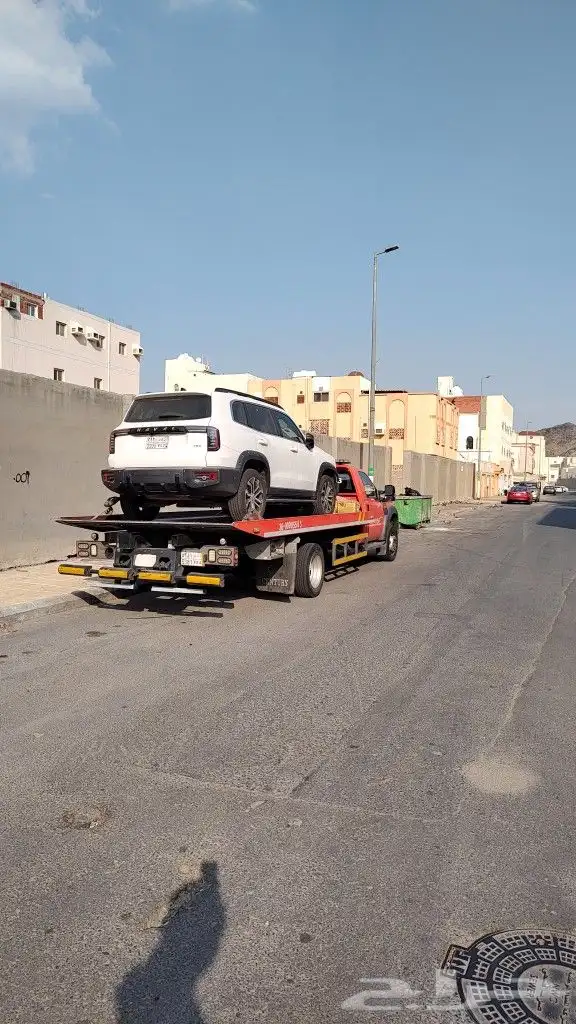 سطحة هيدروليك من المدينة الى الرياض 9