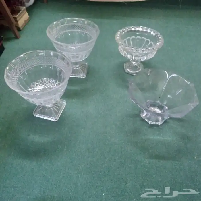 عدد 4 صحون تقديم متعددة الاستخدام 0