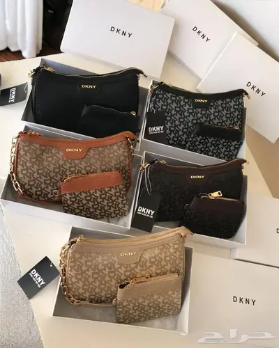 ثلاث موديلات شنط دكني نسائية شنطات ماركات DKNY شنطة بملحقات 1