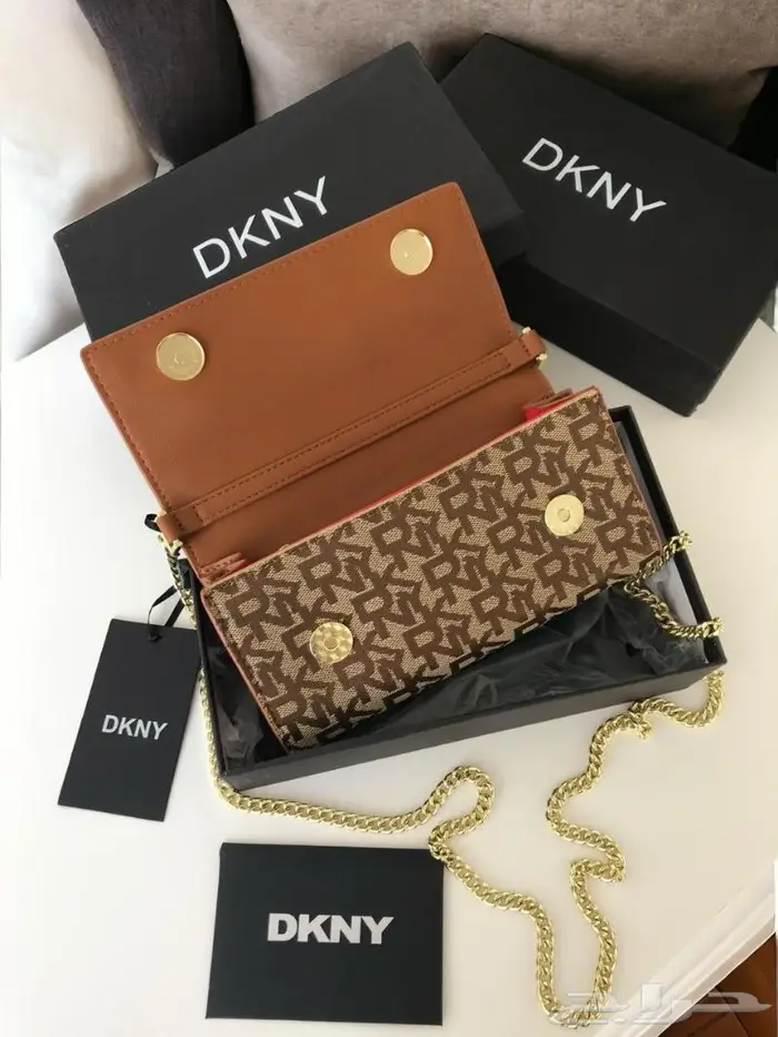 ثلاث موديلات شنط دكني نسائية شنطات ماركات DKNY شنطة بملحقات 28