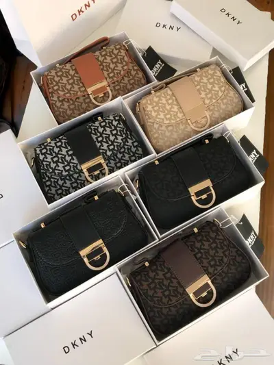 ثلاث موديلات شنط دكني نسائية شنطات ماركات DKNY شنطة بملحقات 0