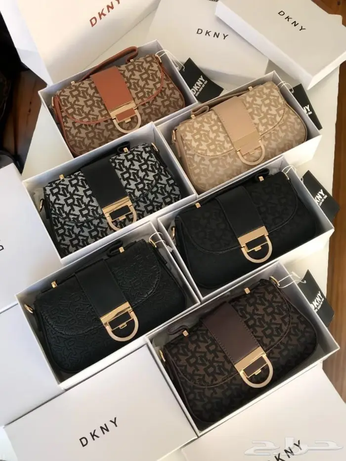 ثلاث موديلات شنط دكني نسائية شنطات ماركات DKNY شنطة بملحقات 0