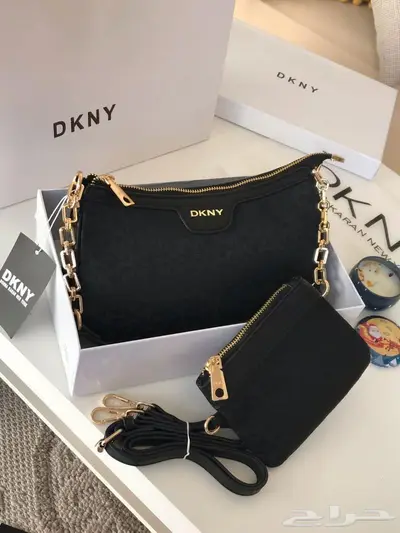 ثلاث موديلات شنط دكني نسائية شنطات ماركات DKNY شنطة بملحقات 36
