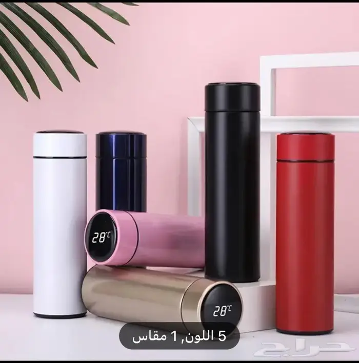 مق كوب شاشة درجة الحرارة حافظ الحرارة والبرودة 5