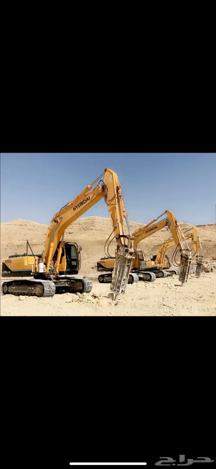 مقاول حفر تسوية بوكلينات للايجار 2