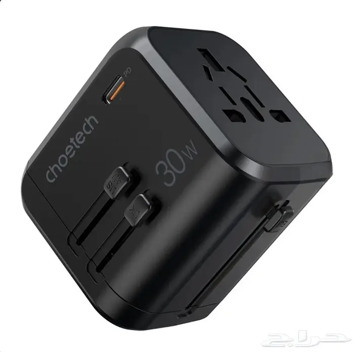 فيش سفر Choetech 30 واط PD عالمي متعدد المنافذ 6
