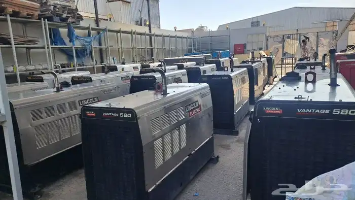 للبيع مكائن لحام لينكون شبه جديد مقاس 580و400امبير 2