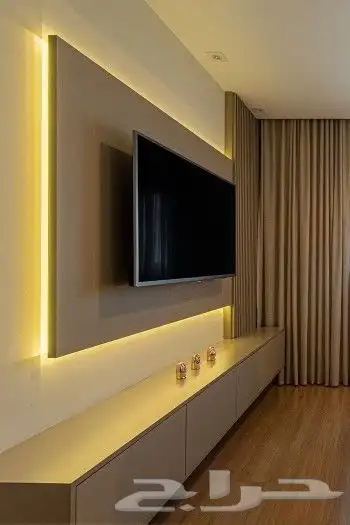 ديكورات ديكور الشاشه عوازل صوت ابواب ديكورات 14