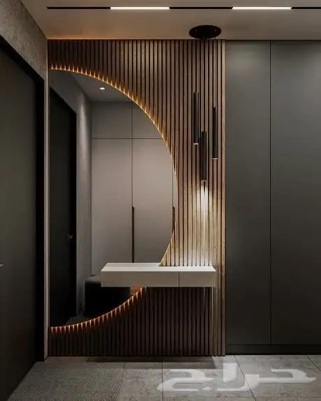 ديكورات خلفيات تلفزيون شيبورد دهانات ورق جدران تكسيات 5