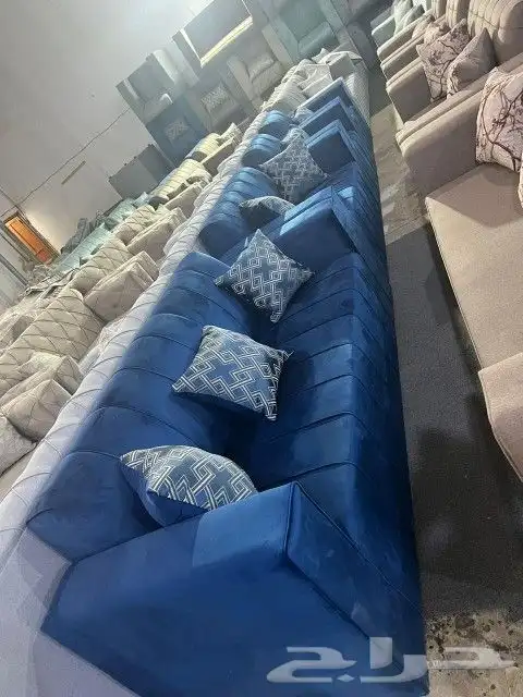 كنب جديد جاهز حرف Lو7 اشخاص 14
