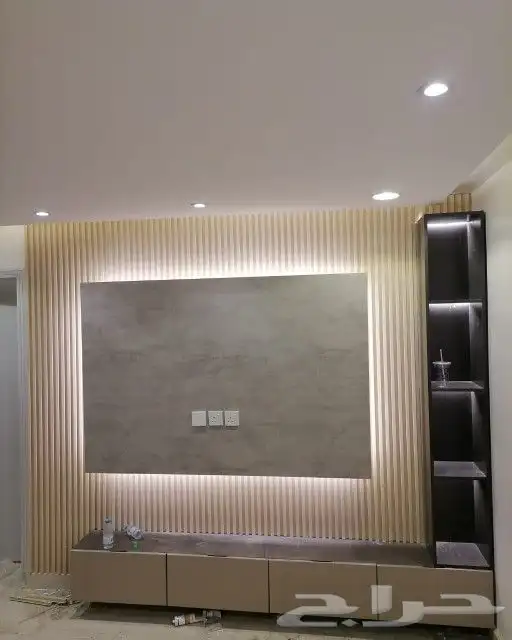 ديكورات ديكور الشاشه عوازل صوت ابواب ديكورات 13