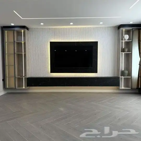 ديكورات خلفيات تلفزيون شيبورد دهانات ورق جدران تكسيات 3