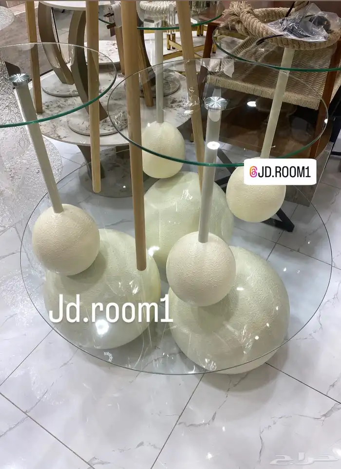 اطقم طاولات خدمه و طاولات تلفزيون بجوده ممتازه 56