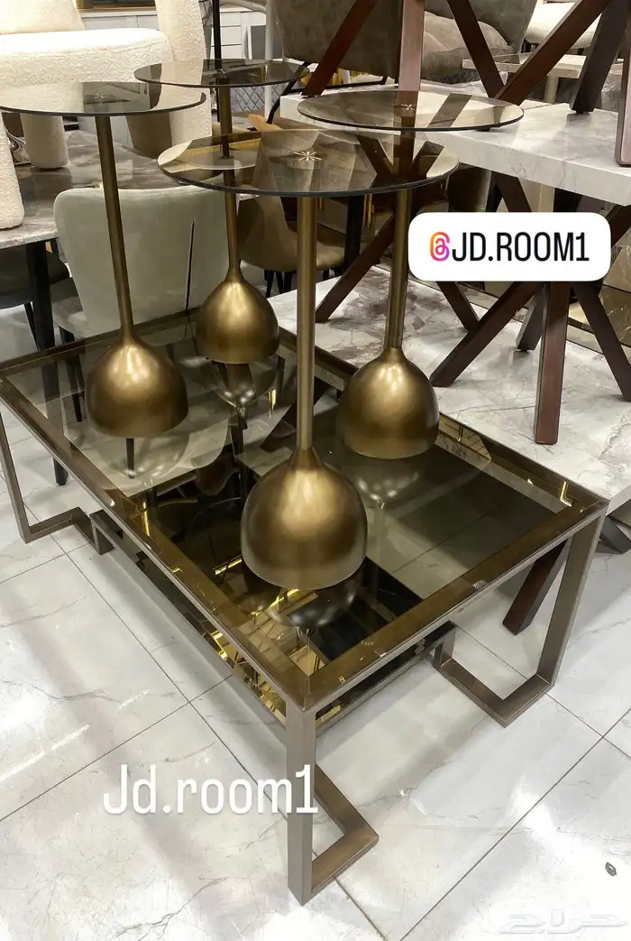اطقم طاولات خدمه و طاولات تلفزيون بجوده ممتازه 16