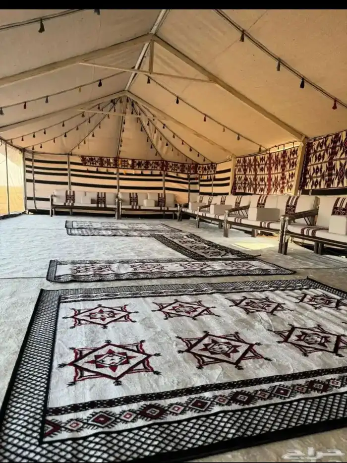 بيوت شعر ابيض يتوفر جميع المقاسات اللبيع 14