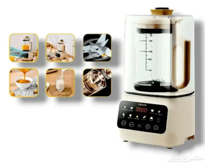 خلاط طعام ذكي بغطاء عازل للصوت 2