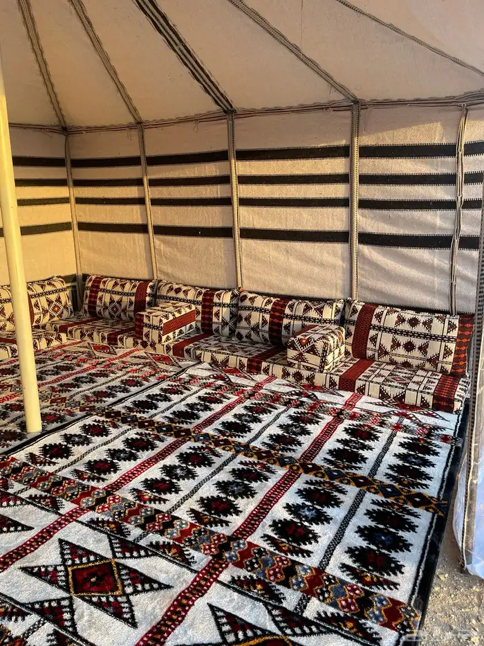 بيت شعر ابيض بيت شعر اسود بيت شعر واجهة شغاف خيام لوازم تخي 1