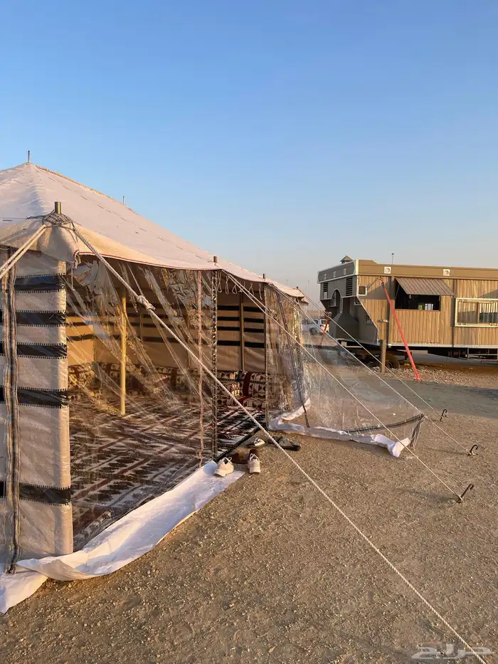 بيت شعر ابيض بيت شعر اسود بيت شعر واجهة شغاف خيام لوازم تخي 0