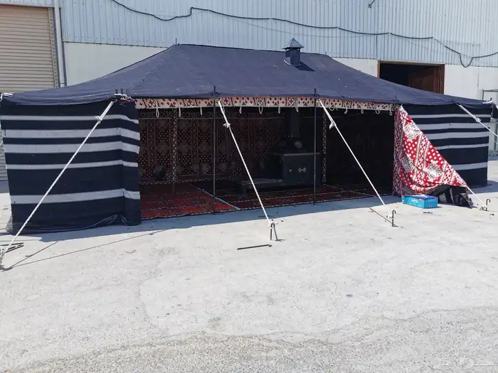 بيت شعر ابيض بيت شعر اسود بيت شعر واجهة شغاف خيام لوازم تخي 18