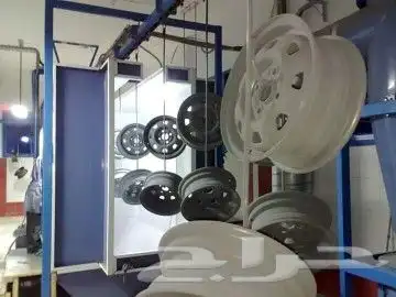 دهان بودر كوتنج دهان فرن حراري المنيوم حديد استيل اعمده 1