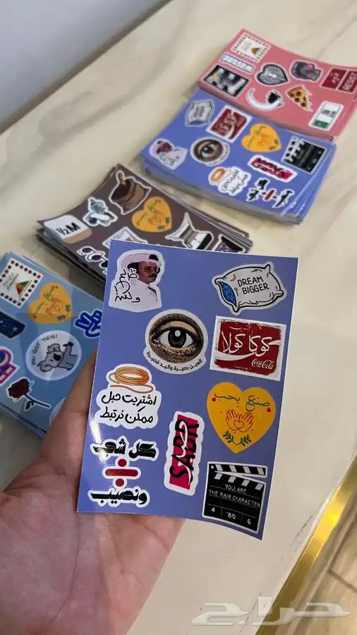 طباعة ملصقات او ستيكرات 2