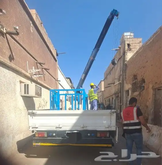 سيزر لفت كهرباء رافعه شوكيه بومتراك سله كرين 7 طن سله 5