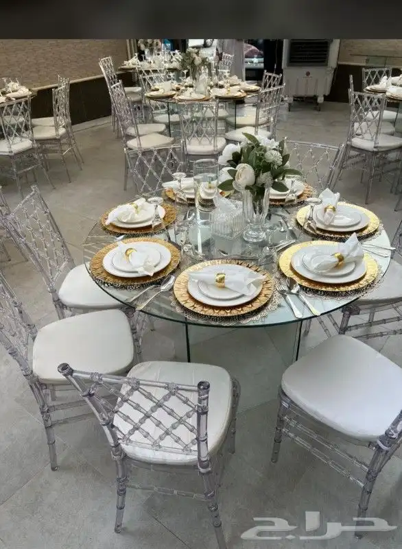 تنسيق حفلات تأجير طاولات الطعام تجهيز المناسبات 6