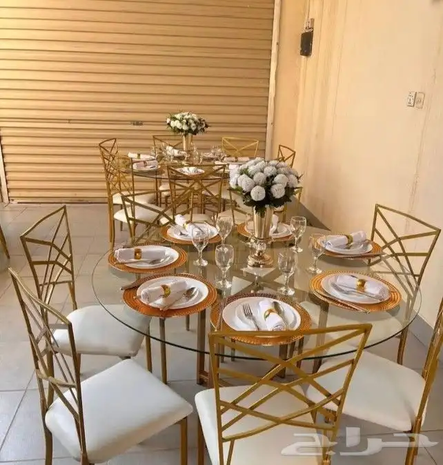 تنسيق حفلات تأجير طاولات الطعام تجهيز المناسبات 7