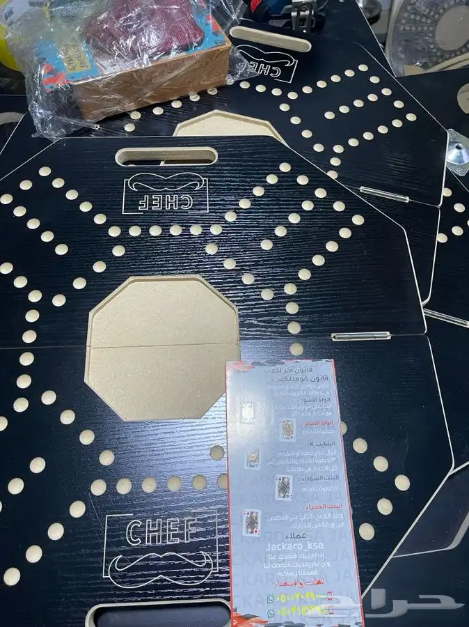 طاولات بلوت نحت او نقش خاص 21