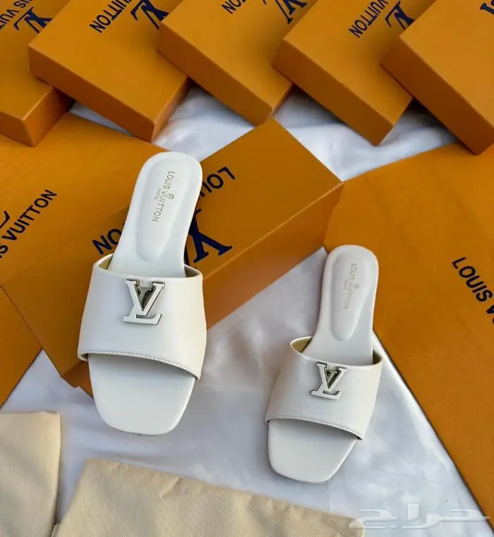 صنادل ماركات ماركة لويس سليبرات جيس حذاء عالي فيتون صندل قيس 31