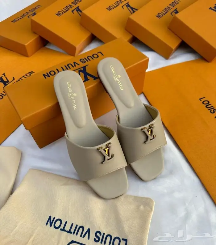 صنادل ماركات ماركة لويس سليبرات جيس حذاء عالي فيتون صندل قيس 29