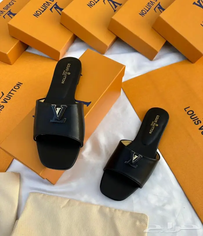 صنادل ماركات ماركة لويس سليبرات جيس حذاء عالي فيتون صندل قيس 33