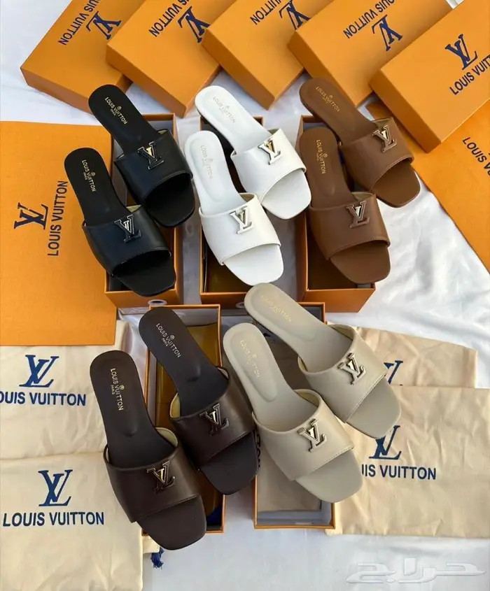 صنادل ماركات ماركة لويس سليبرات جيس حذاء عالي فيتون صندل قيس 6