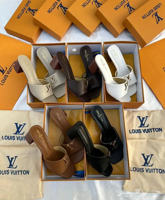 صنادل ماركات ماركة لويس سليبرات جيس حذاء عالي فيتون صندل قيس 0