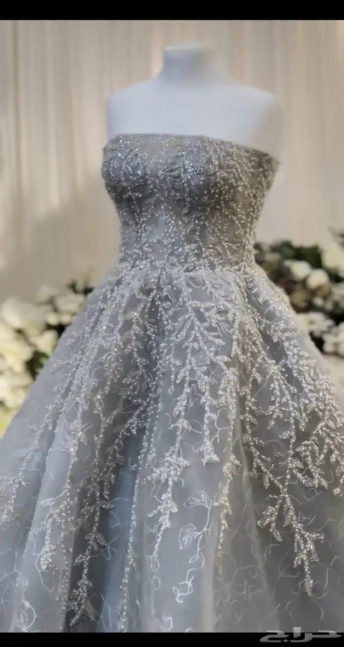 فستان رمادي 1
