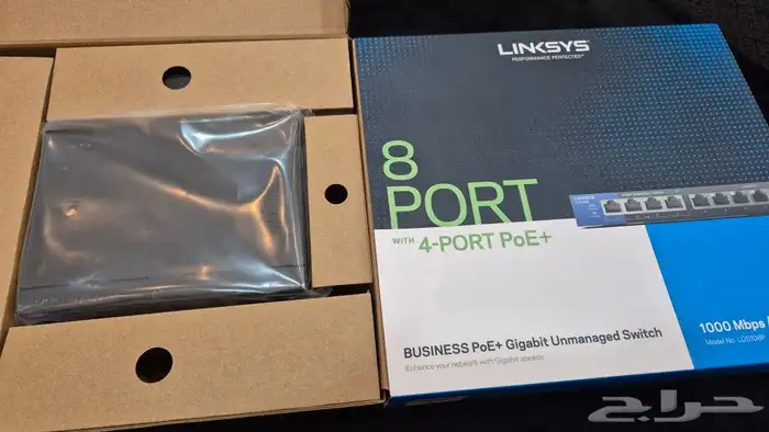 انترنت سويتش لنكسايز PoE  Linksys 0