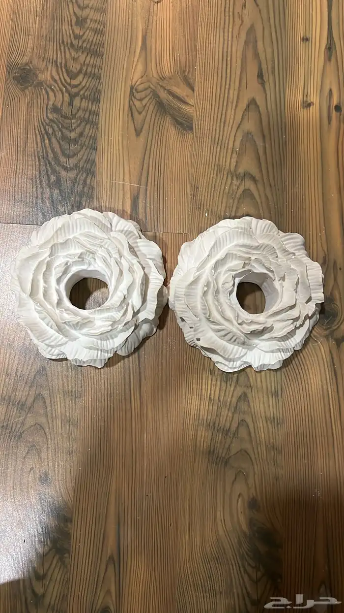 ورد الجوري والكامليا بالجبس اعمال يدويه 0