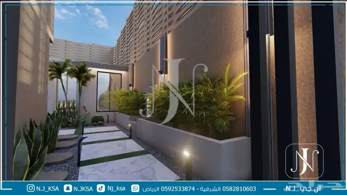 تصميم وتنفيذ حدائق 8