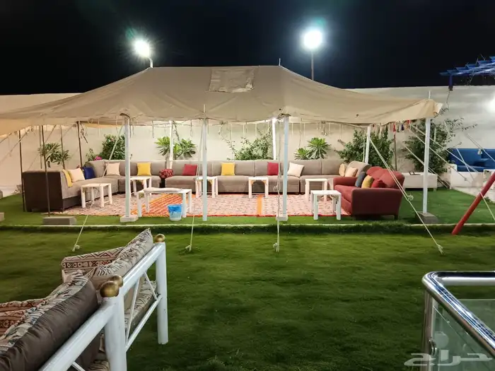 مخيم داخل شالية غرب الرياض 4