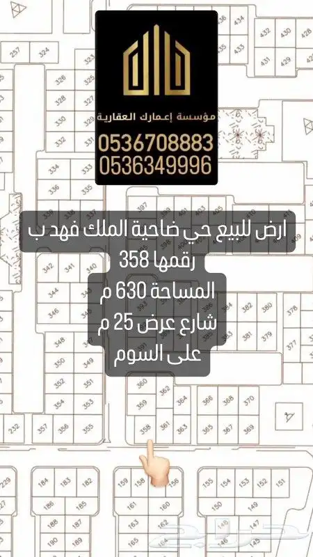 اراضي مميزه للبيع جميع الأحياء 6