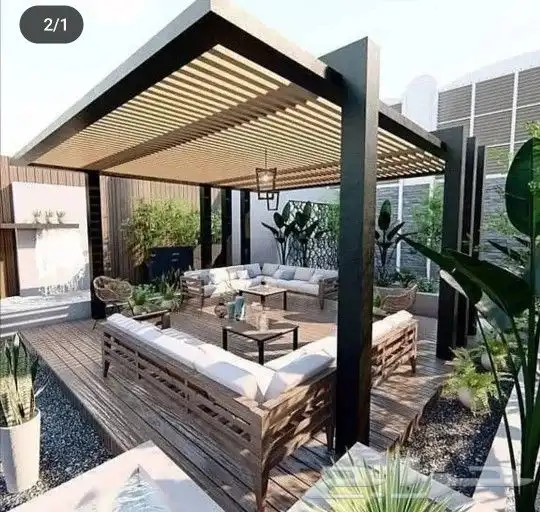 جميع انواع الحداده مظلات سيارات وبرجولات وشينكو سواتر 1