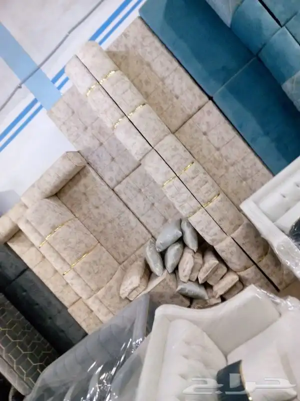 جلسات كنبات جاهزه مقاس 4 في5زاويتين وباطرمه جاهز مقاس 4في5زا 14