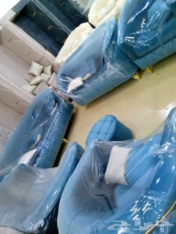 جلسات كنبات جاهزه مقاس 4 في5زاويتين وباطرمه جاهز مقاس 4في5زا 28